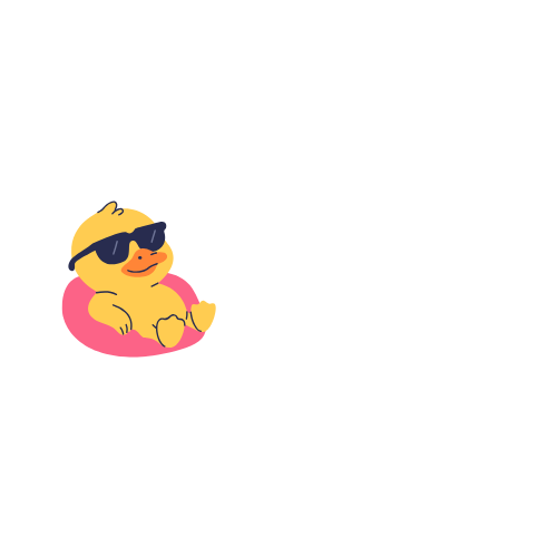 Logo Tạp hoá vô tri với các sản phẩm vô dụng vui nhộn, màu sắc rực rỡ, phong cách cartoon